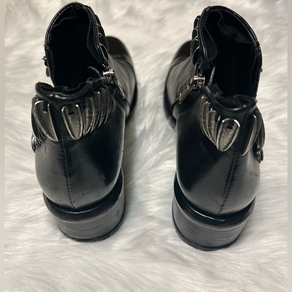 A.S. 98 On The Edge Iker Black and Silver Boots - Picture 6 of 11